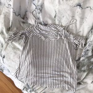 Striped American eagle shirt